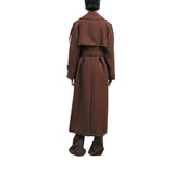 Cappotto donna trench in lana