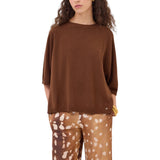 Maglia donna in lana con spacchi