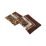 Foulard donna con stampa leopardata