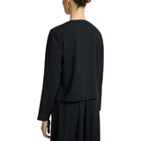 Giacca donna corta girocollo