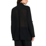 Blazer donna in envers satin