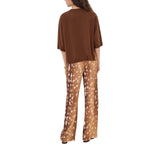 Maglia donna in lana con spacchi