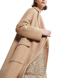 Cappotto donna lungo doppiopetto