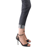 Jeans donna skinny con applicazioni