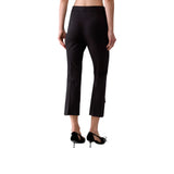Pantaloni donna flare in flanella