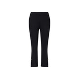 Pantaloni donna flare in flanella