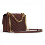 Borsa media a tracolla Love Bag One Chevron