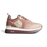 Sneakers donna platform full strass