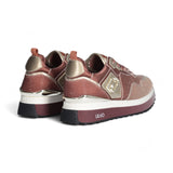 Sneakers donna platform full strass