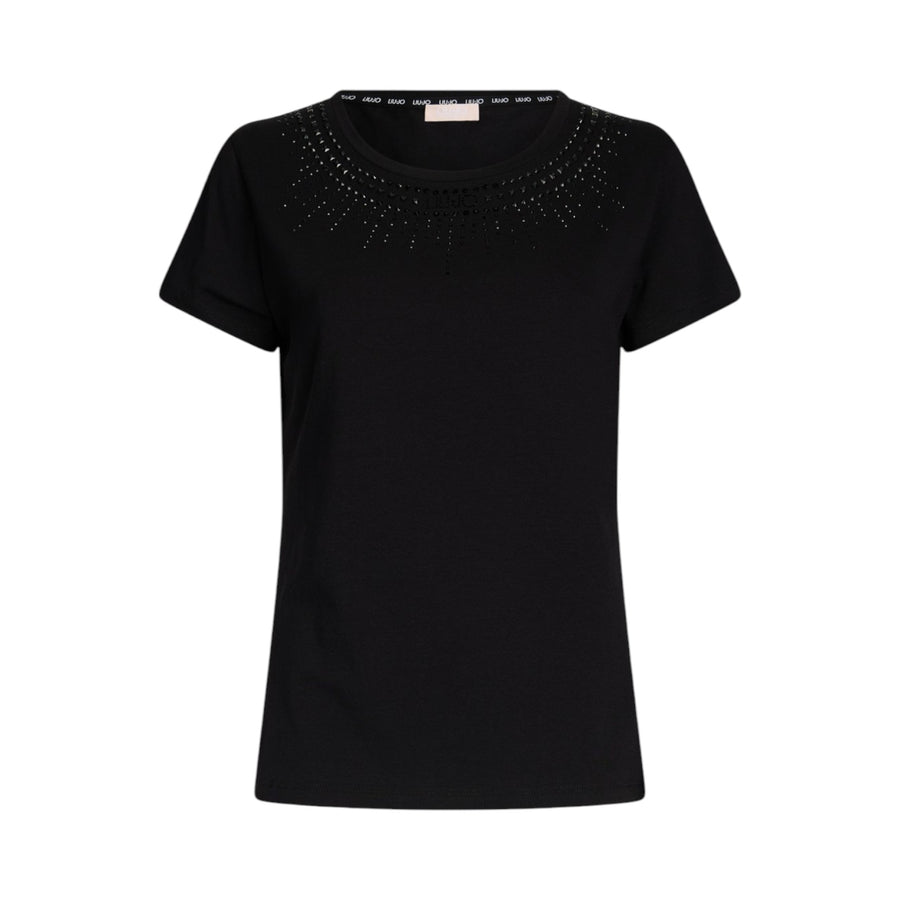 T-shirt donna con strass