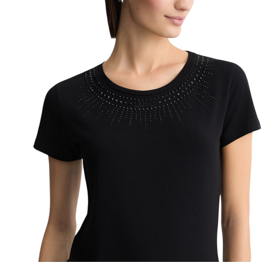 T-shirt donna con strass