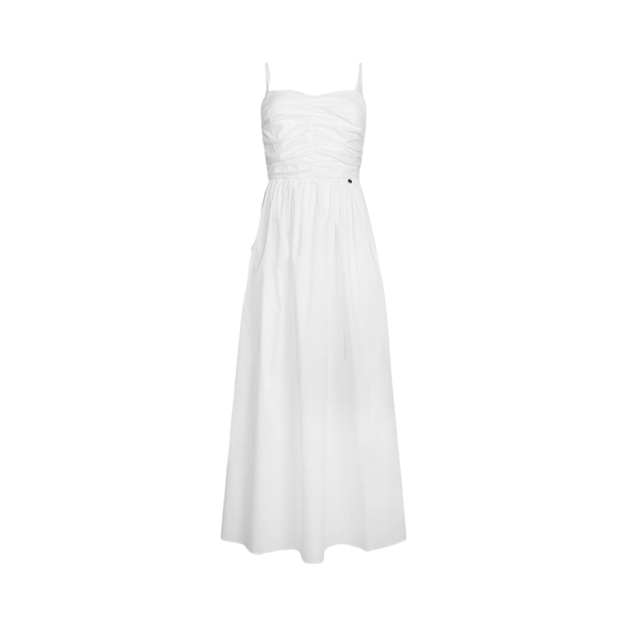 Vestito donna lungo in popeline