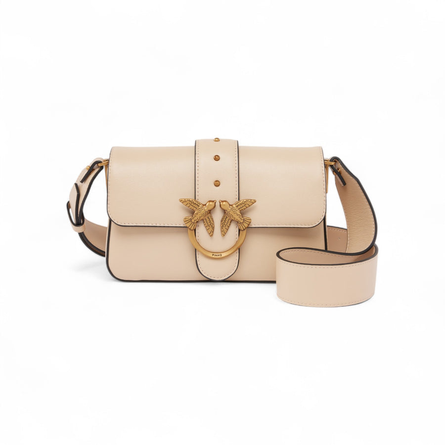 Borsa a spalla morbida Mini Love Bag in pelle
