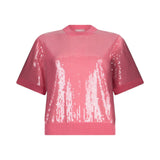 Top donna con paillettes