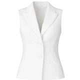 Gilet donna con scollo all'americana