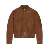 Bomber donna regular fit in nappa