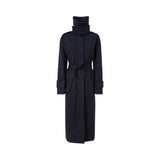 Cappotto Donna lungo in lana full strass