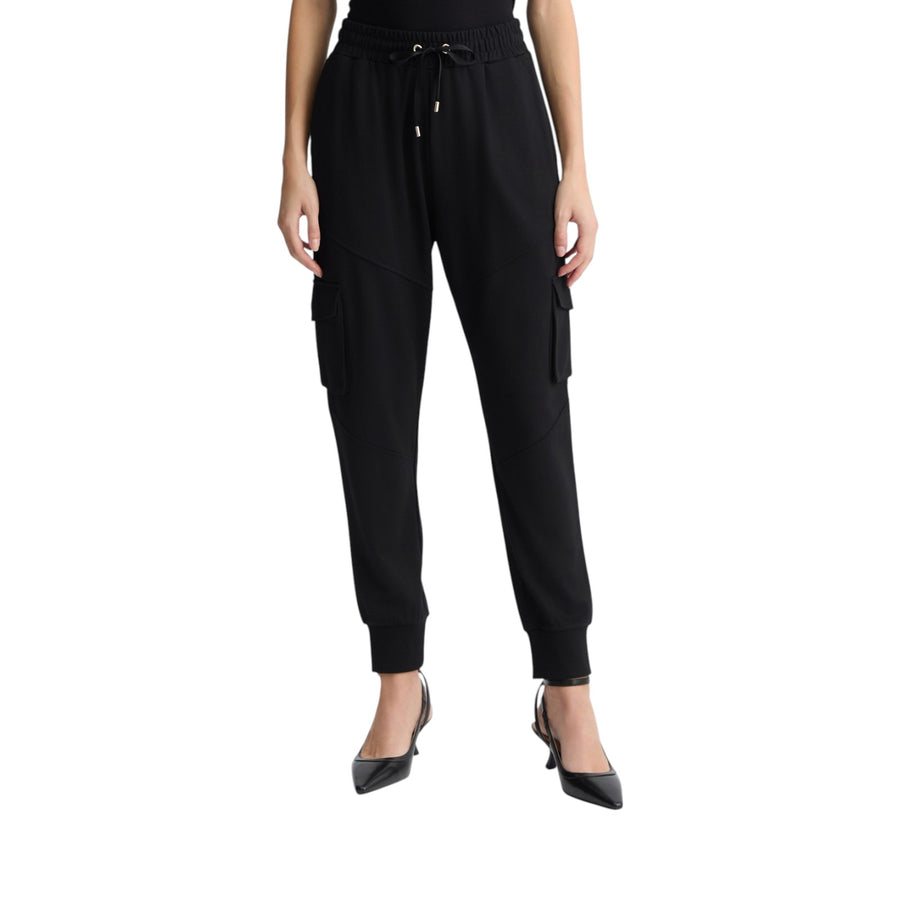 Pantaloni donna cargo in jersey