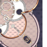 Foulard donna con stampa