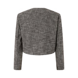 Giacca donna corta in flanella