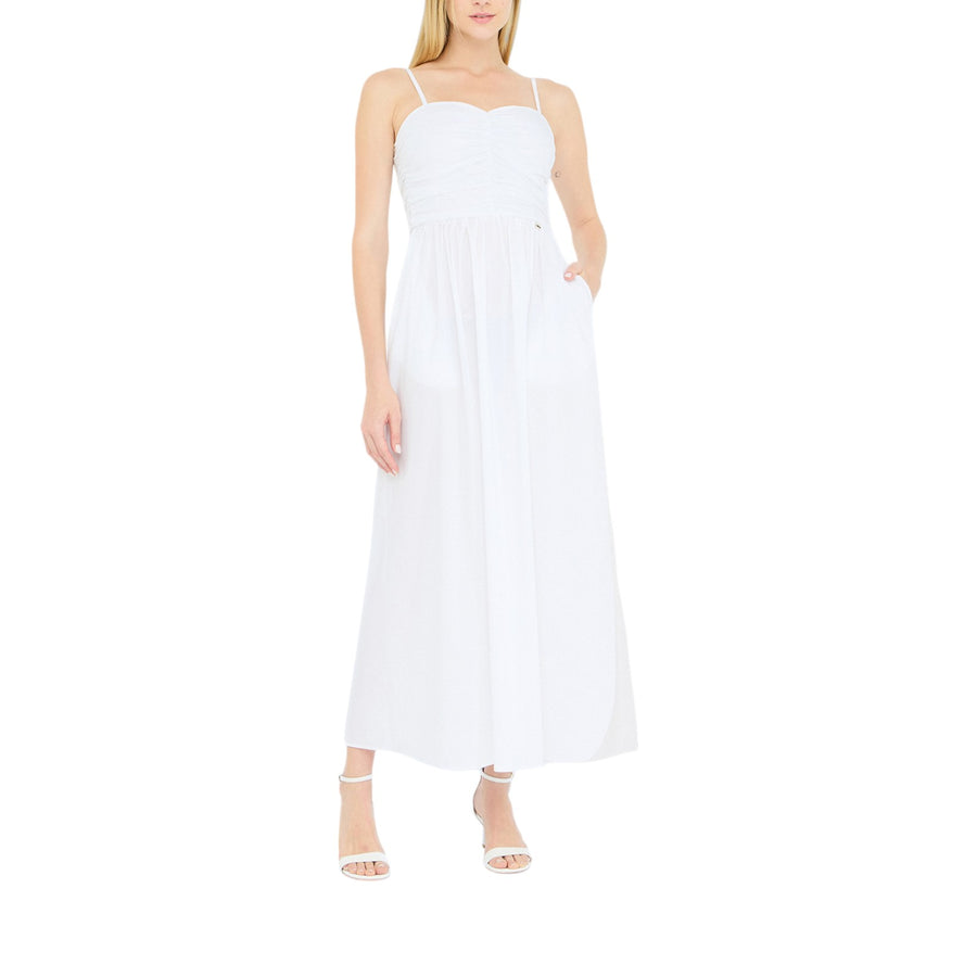 Vestito donna lungo in popeline
