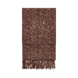 Stola donna jacquard con logo