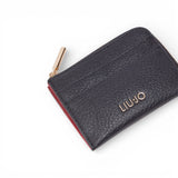 Porta carte donna con zip