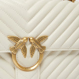 Borsa media a tracolla Love Bag One Chevron