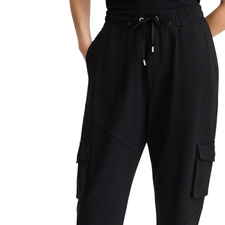 Pantaloni donna cargo in jersey