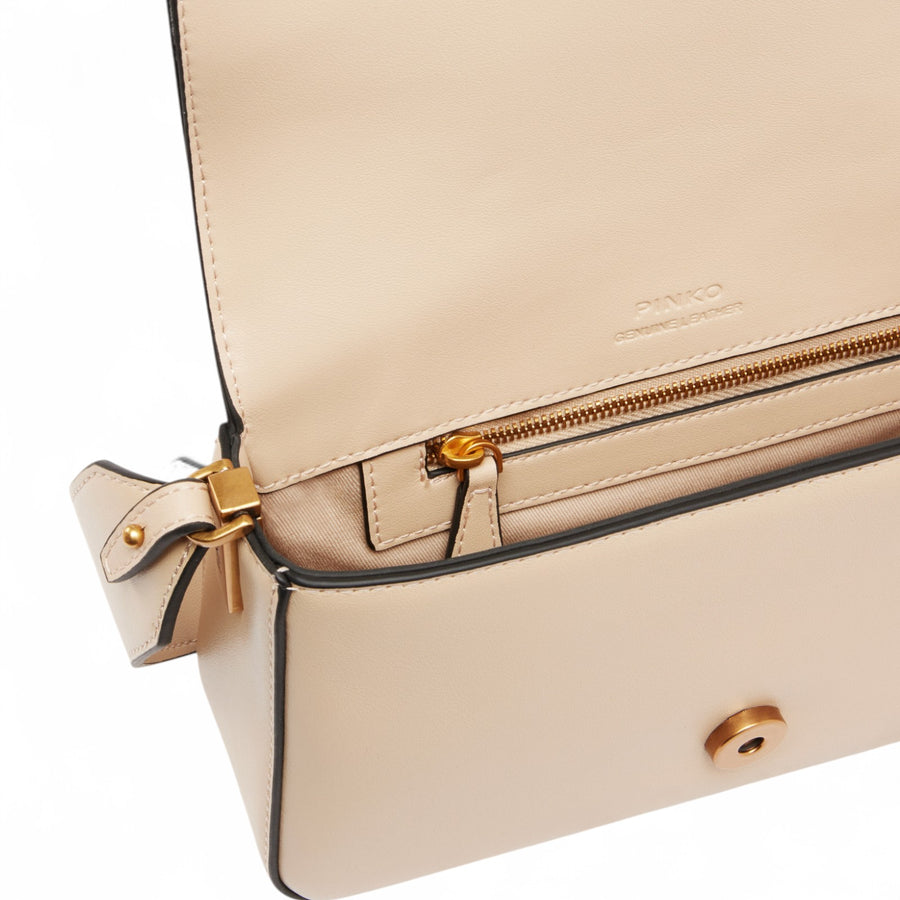 Borsa a spalla morbida Mini Love Bag in pelle