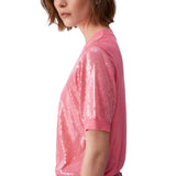 Top donna con paillettes