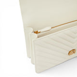 Borsa media a tracolla Love Bag One Chevron