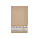 Sciarpa donna jacquard con ricami gioiello