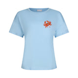 T-shirt donna con patch