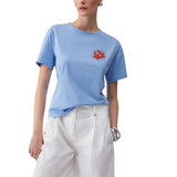 T-shirt donna con patch
