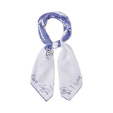 Foulard con stampa cuore