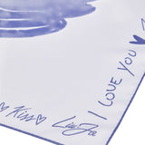 Foulard con stampa cuore