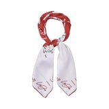 Foulard con stampa cuore
