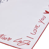 Foulard con stampa cuore