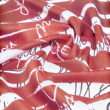 Foulard con stampa cuore