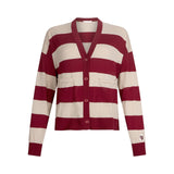 Cardigan donna a righe