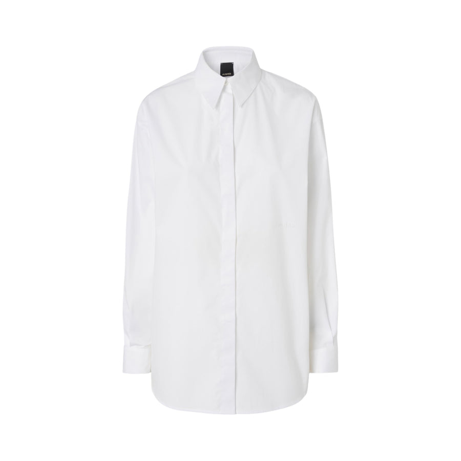 Camicia donna oversize in popeline