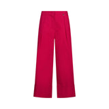 Pantaloni donna flare in popeline