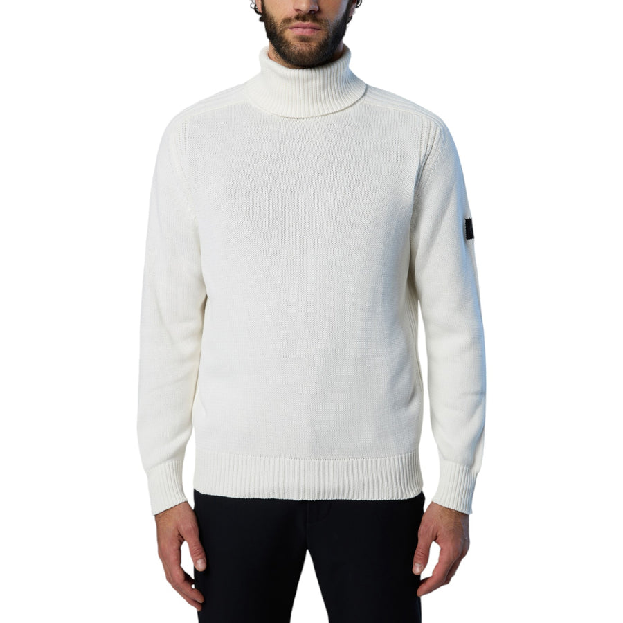 Maglione uomo dolcevita a coste