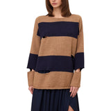 Maglione donna a righe