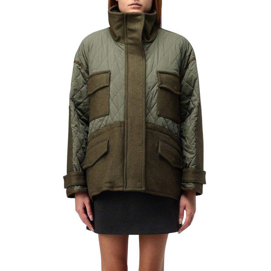 Parka donna Pinko in nylon trapuntato e cotone