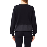 Maglia  donna con tasconi in misto viscosa