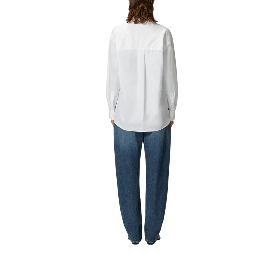 Camicia donna oversize in popeline