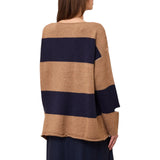 Maglione donna a righe