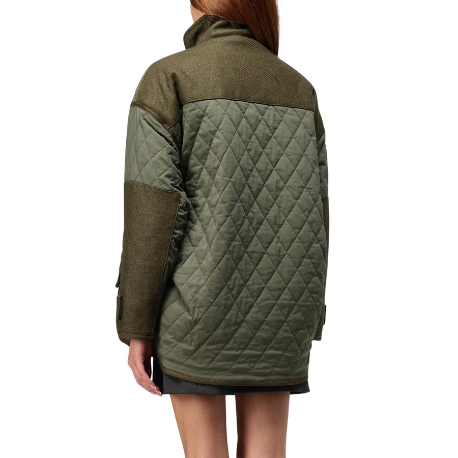 Parka donna Pinko in nylon trapuntato e cotone